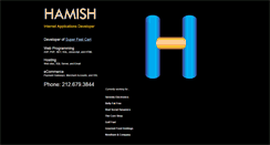 Desktop Screenshot of hamish.org