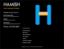 Tablet Screenshot of hamish.org